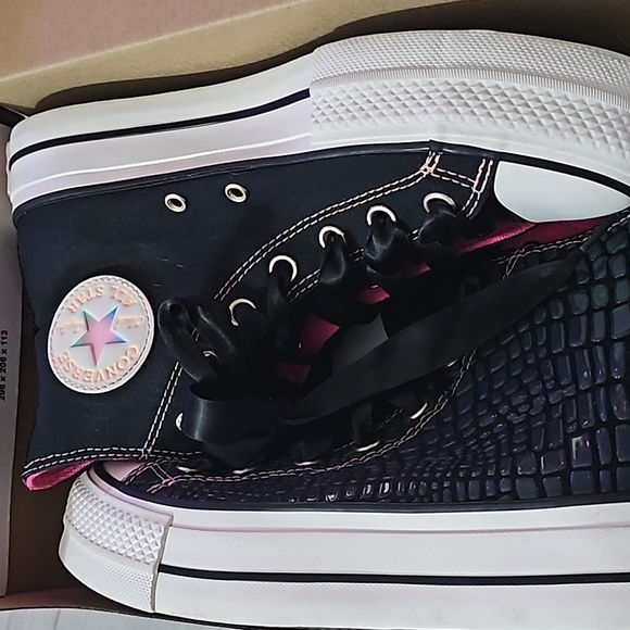 Converse Chuck 70 Hi Black Pink - Picture 12 of 12